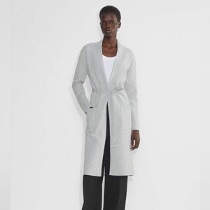 Babaton Ty Cardigan Heather Chrome Sz XS